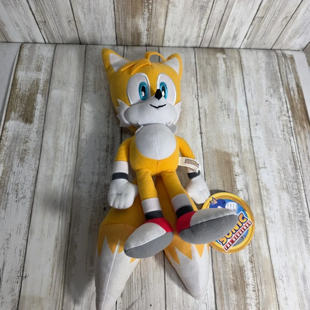 Sonic the Hedgehog Tails Plush 15 Inch Toy Factory SEGA Miles Prower New 17279